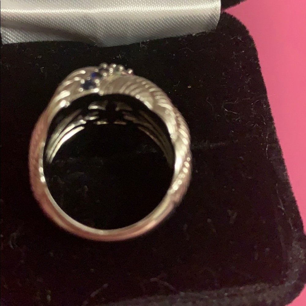 Silver Judith Ripka ring - Picture 2 of 3